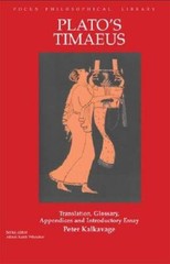 Plato: Timaeus (Focus Philosophical Library) – Paperback By Plato – VERY GOOD