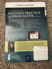 Nurse Practitioner’s Business Practice and Legal Guide by Carolyn Buppert (2014)