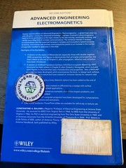 Advanced Engineering Electromagnetics by Constantine A. Balanis (2012,…