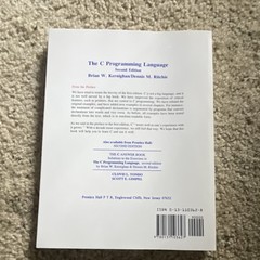 The C Programming Language 2nd Ed Kernighan Ritchie PB Prentice Hall 1988 ISBN