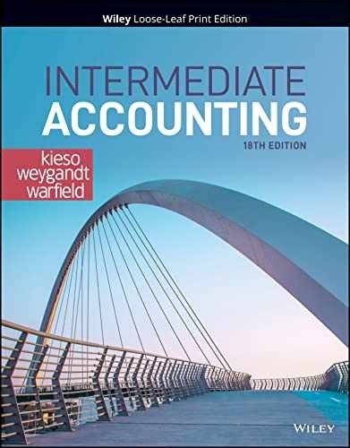 Intermediate Accounting – Loose Leaf, by Kieso Donald E.; Weygandt Jerry – Good