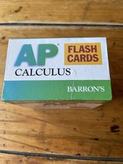 Barron’s AP Calculus Flash Cards: Covers Calculus AB and BC topics (Barron’s: ..