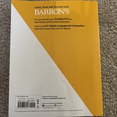 Barron’s Test Prep Ser.: AP English Language and Composition 2026 Paperback