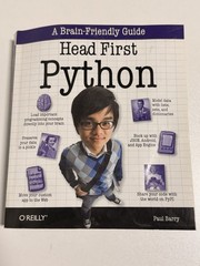 O’Reilly Head First Python by Paul Barry, Paperback, First Edition