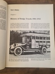 Dodge Pickups History and Restoration Guide 1918-1971 by Don Bunn & Tom Brownell