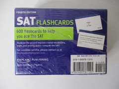 SAT Flashcards by Kaplan Test Prep – Ace The SAT 4th Ed (2011, 600 Flash Cards)
