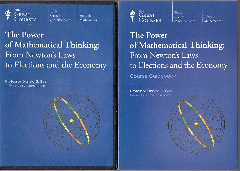 Great Courses: The Power of Mathematical Thinking DVDs and Guidebook