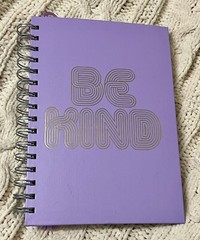 Mindfulness Journal Purple – Hardcover, Spiral Bound, 2 Sticker Sheets, 272 Page