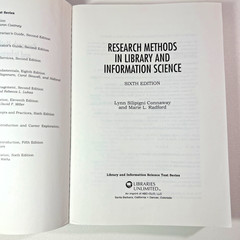 Research Methods in Library and Information Science Connaway Radford Paperback