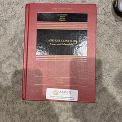 Aspen Casebook Ser.: Land Use Controls : Cases and Materials by Roderick M.