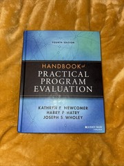 Handbook of Practical Program Evaluation(2015, Hardcover)