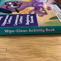 Scholastic Pre-K Trace and Write Wipe-Clean Activity Spiral Paperback Book