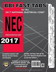 BBI Fast-Tabs For The 2017 National Electrical Code- INDEX TAB NEC