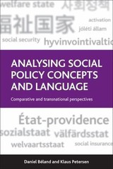 Analysing Social Policy Concepts and Language: Comparative and Transnational Per
