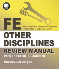 PPI FE Other Disciplines Review Manual – a Comprehensive Review Guide to Pass…