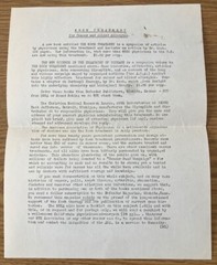 Round Robin. “Borderland Sciences Research Associates” 3 – sheets, as shown.