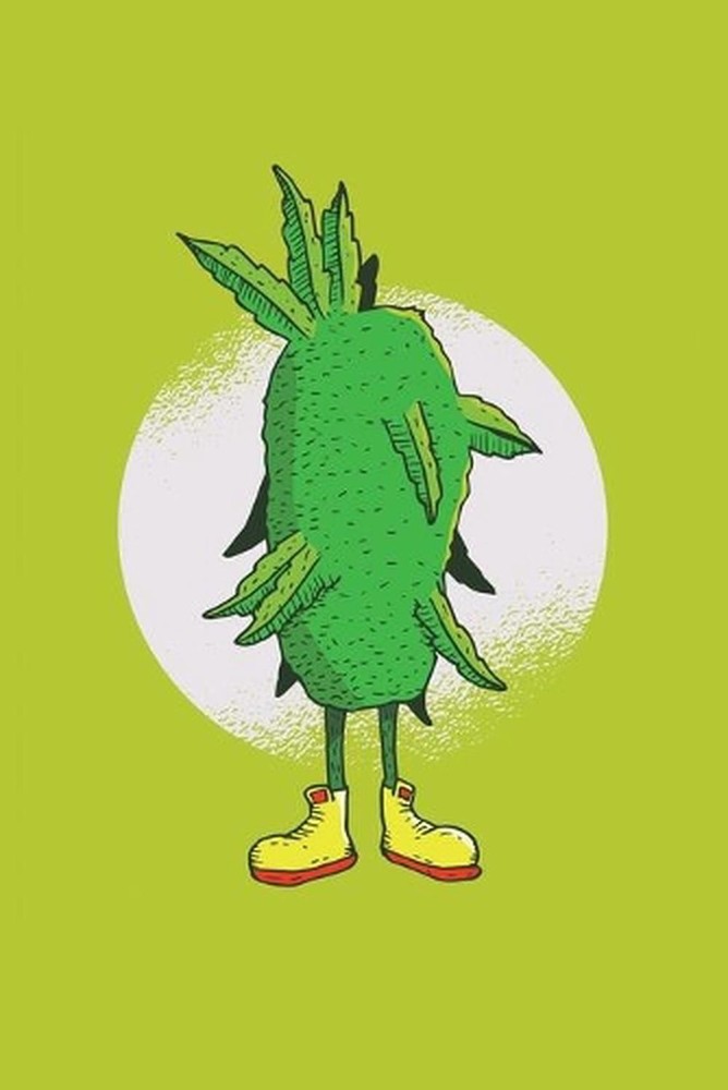 120 Pages DINA5: Cannabis Graphic Jorunal Book For Marijuana Smoker 120 Pages DI