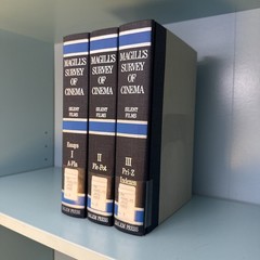 MCGILL’S SURVEY OF CINEMA , SILENT FILMS , THREE VOLUME SET ; HARDCOVER