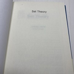 Set Theory Charles C Pinter 1971- 2002 Print