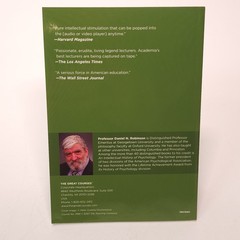 The Great Courses Consciousness Philosophy History DVDs Book Daniel N. Robinson