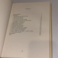 Identity, Cause, and Mind: Philosophical Essays By Sydney Shoemaker (1984, HC)