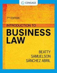Introduction to Business Law (MindTap Course List)