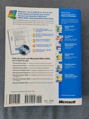 Vintage Microsoft Office 2000 8 In 1 Step by Step Self Study Kit With NEW CD Rom