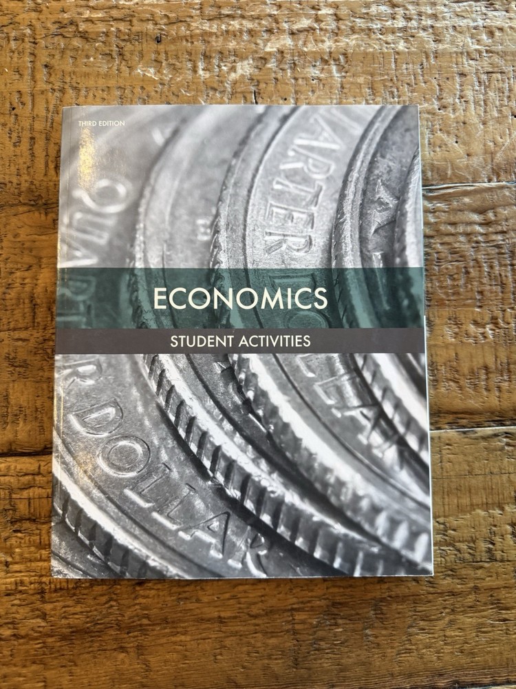 BJU Press Economics Student Activities 3rd Edition *BRAND NEW*