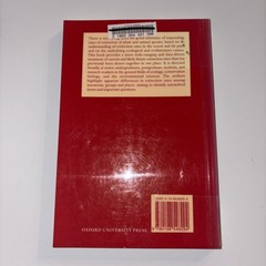Extinction Rates by Robert M. May (1995, Uk-Trade Paper)
