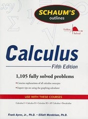 Schaum’s Outline of Calculus, 5th ed. (Schaum’s Outline Series) – GOOD
