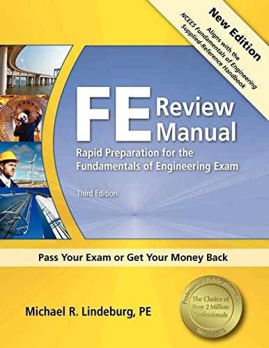 PPI FE Review Manual: Rapid – Paperback, by Michael R. Lindeburg – Very Good o