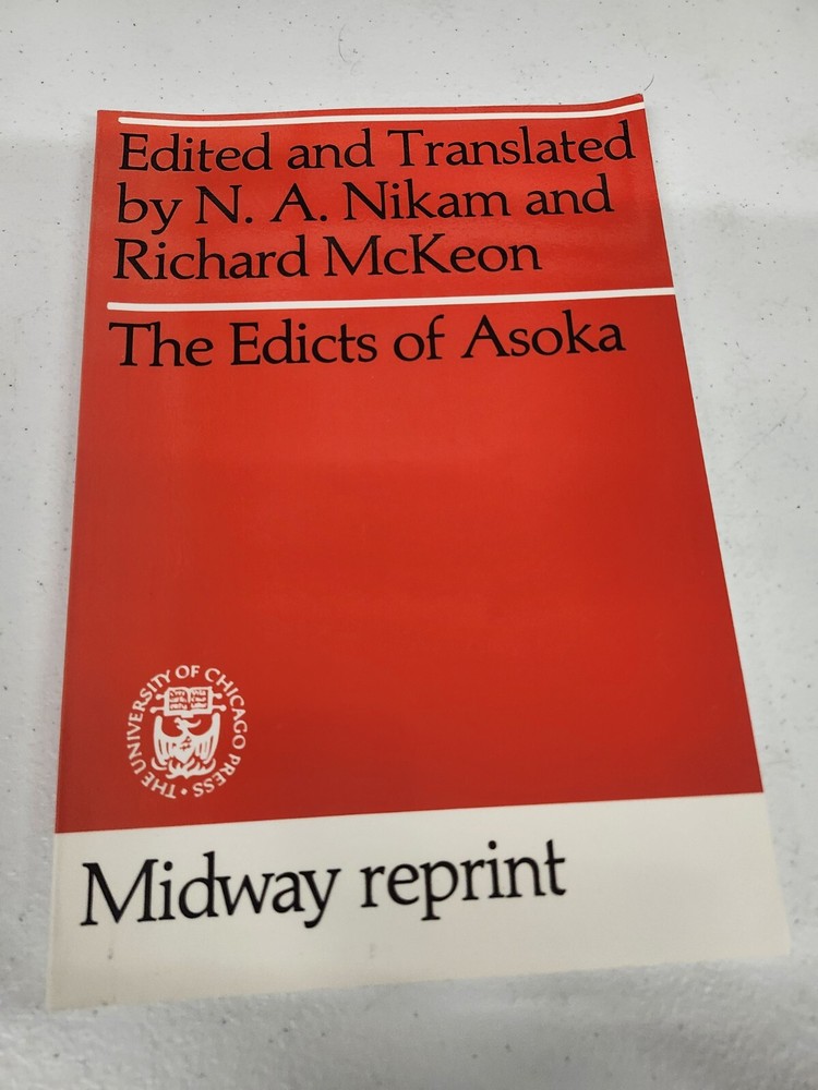 Edicts of Asoka Paperback N. A. Nikam