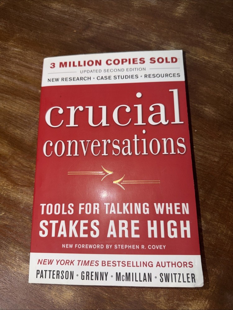 Crucial Conversations Tools for – paperback, Kerry Patterson, 9780071771320, new