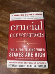 Crucial Conversations Tools for – paperback, Kerry Patterson, 9780071771320, new