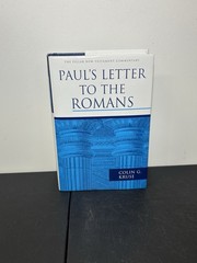 HARD COVER Paul’s Letter to the Romans Colin G. Kruse PNTC Pillar New Testament