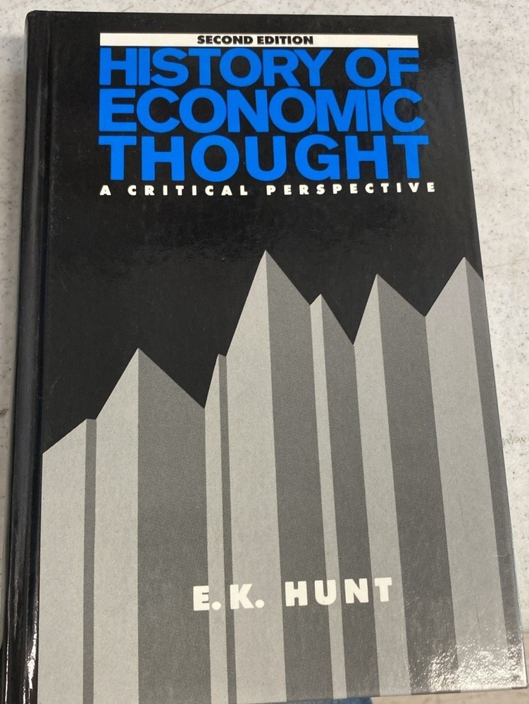 History Of Economic Thought by Hunt