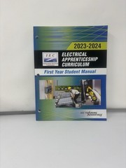 IEC Electrical Apprenticeship Curriculum 2023-2024 First Year Workbook + Manuel