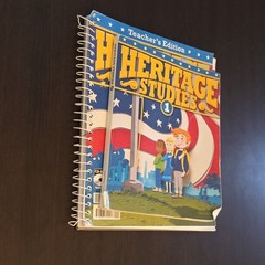 BJU Press Heritage Studies 1 Teacher’s Edition 3rd Edition Spiral CD-ROM