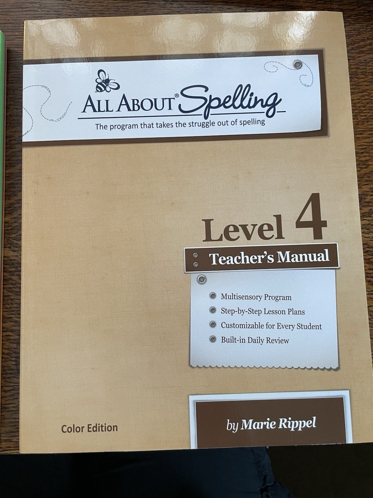 All About Spelling Level 4 Bundle – Color Edition, NEW, Never Used