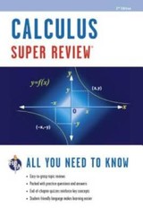 Calculus Super Review (Super Reviews Study Guides) – Paperback – VERY GOOD
