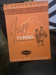 Gregg Typing Complete Course Second Edition Textbook Rowe-Lloyd 1958 School Book