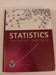 Statistics 12th. Edition by James McClave & Terry Sincich With Bound-In CD-ROM