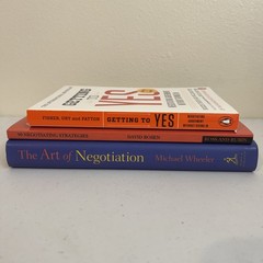 Negotiation & Deal-Making Book Bundle – 3 Book Lot Harvard Business Wall Street