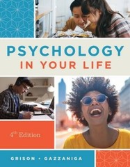 Psychology in Your Life – Loose Leaf By Grison, Sarah – VERY GOOD