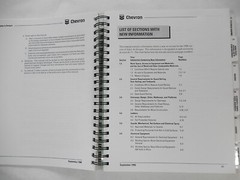 Chevron, Safety in Designs, 1996, Workplace Safety Manual, Ringbound