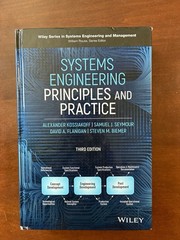 Systems Engineering Principles and Practice 3rd Edition Wiley Kossiakoff