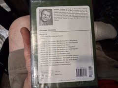 Great Courses Machiavelli in Context by William R. Cook DVD Set & Guidebook New