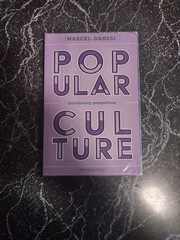 Popular Culture : Introductory Perspectives by Marcel Danesi (2023, Trade…