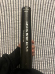 Electric Motor Repair Third Edition Rosenberg Hand 1987 Dual Spiralbound