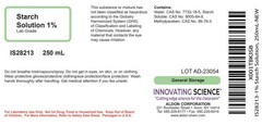 1% Starch Solution, 250mL – The Curated Chemical Collection